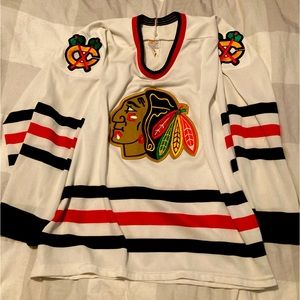Chicago Blackhawks White CCM Jersey